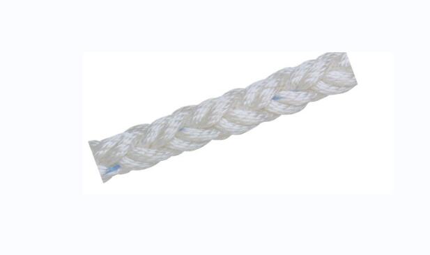 Polyester Double Twisted Rope 8 Strand, White Colour