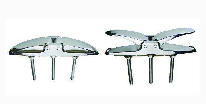 Cleat Model WING, Made of Diecast S.steel Aisi316 Mirror Polished