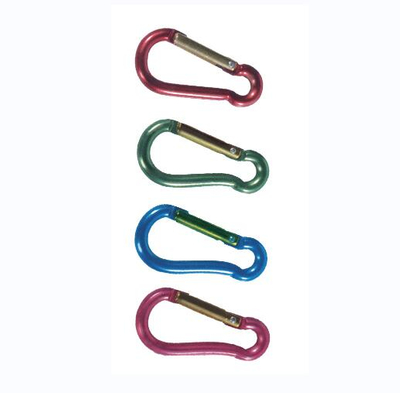 Snap Hooks in Anodized Aluminium in Full Colour