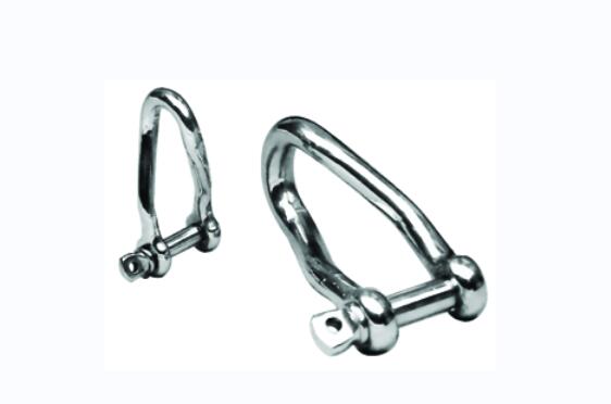 Long Twist Shackle with Captive Pin