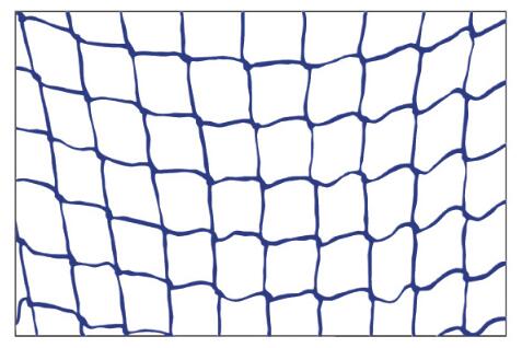 Net for Bow Rail "knot Model",blue