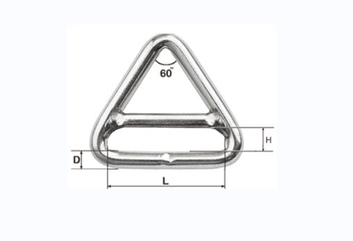 Spinnaker Ring with Bar in S.steel Aisi 316