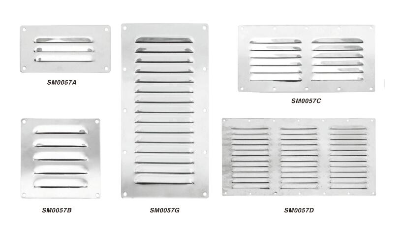 Stainless Steel Marine Louvered Vent
