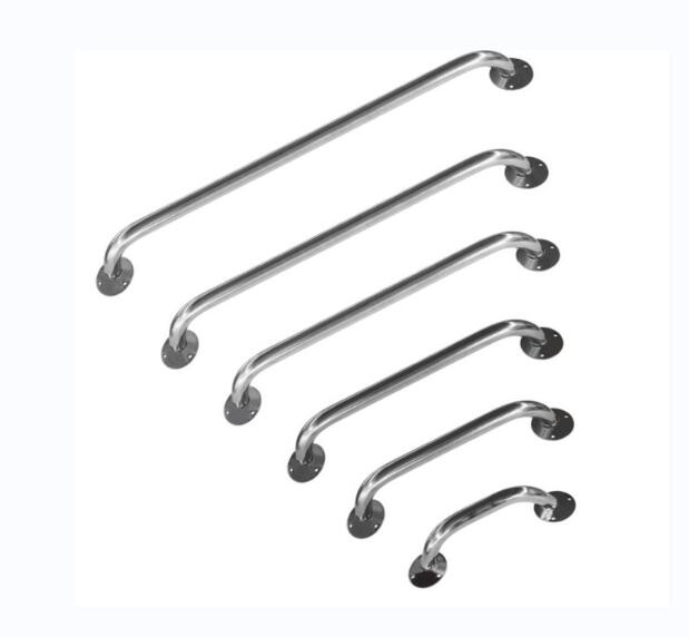 S.steel Hand Rails with flat round Bases
